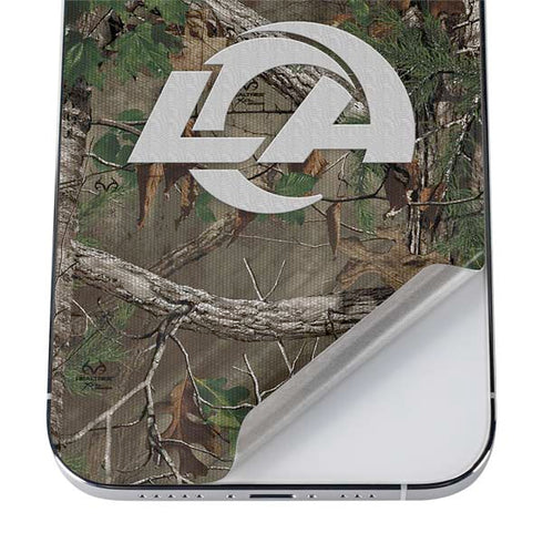 NFL Los Angeles Rams Realtree Xtra Green Camo iPhone 12 Pro Max Skin